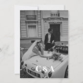 Elégant et tendance Faire-part de mariage (Dos)