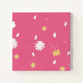 Élégant été Joli Motif rose Carnet fille (Dos)