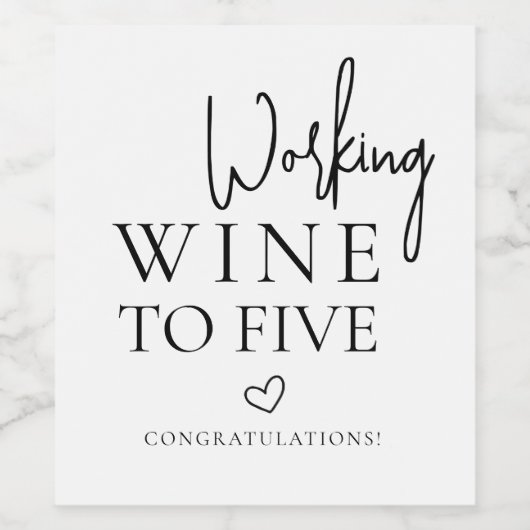 Élégant Étiquette cadeau de retraite (Étiquettes simples)