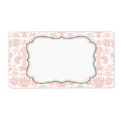 Élégant Étiquette Damask (Devant)