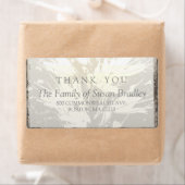 Élégant Étiquette de adresse de Merci familial (En situation)