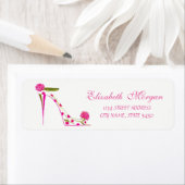 Élégant Étiquette de adresse-talons glamour (En situation)