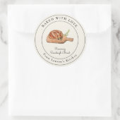 Élégant étiquette de boulangerie (Sac)