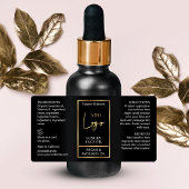 Élégant Étiquette de bouteille à goutte à huile 1 