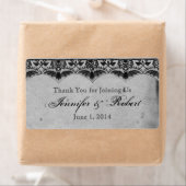 Élégant Étiquette de bouteille d'eau de dentelle g (En situation)