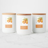 Élégant Étiquette de confiture d'abricot fait mais (Bouteilles)