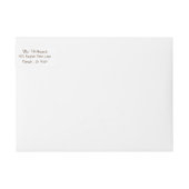 Élégant étiquette de l'action de grâces (Devant)