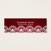 Élégant étiquette de prix rouge à bascule (Dos)