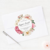 Élégant Étiquette de produit de beauté pour le cor (Enveloppe)