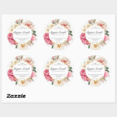 Élégant Étiquette de produit de beauté pour le cor (Feuille)