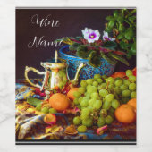 Élégant étiquette de vin d'art (Étiquettes simples)