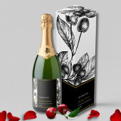 Élégant Étiquette de vin de cerisier Fruit Parklin