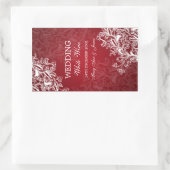 Elégant Étiquette de vin de mariage Vintage perruq (Sac)