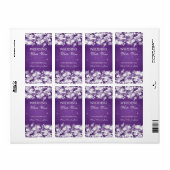 Elégant Étiquette De Vins De Mariage Éblouissant É (Feuille entière)