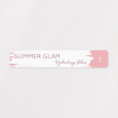 Élégant Étiquette rose cosmétique brillant de lèvr (Design 1)