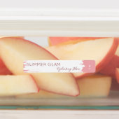 Élégant Étiquette rose cosmétique brillant de lèvr (Apposé)