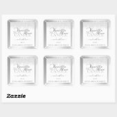 Elégant Étiquettes d'emballage de produits blanc e (Feuille)