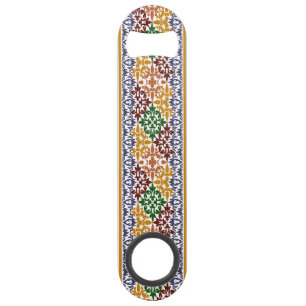 elegant etnic patroon speed flessenopener