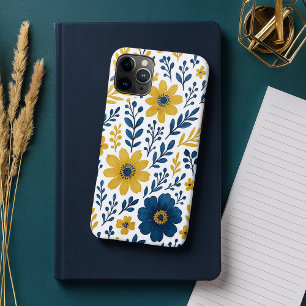 Elegant Etnisch Mediterraan Bloemmotief iPhone 11 Pro Max Hoesje