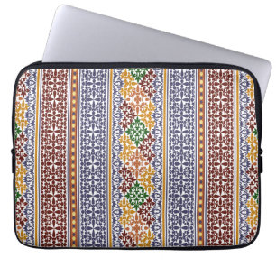 elegant etnisch patroon laptop sleeve