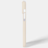 élégant Étui Case-Mate blanc antique avec monogram (Verso / Gauche)