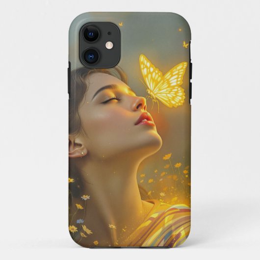 Élégant étui de beauté papillon (Dos)