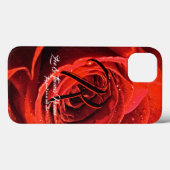 Élégant étui de téléphone de Red Rose (Verso (horizontal))