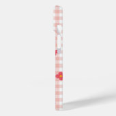 Élégant Étui de Téléphone Floral Rose (Verso / Gauche)