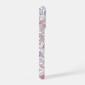 Élégant Étui Fleurs pour iPhone 15 Pro pour Elle (Côté droit)