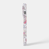 Élégant Étui Fleurs pour iPhone 15 Pro pour Elle (Côté gauche)