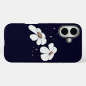 Élégant étui floral pour iPhone (Verso (horizontal))