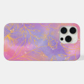 Élégant étui floral pour iphone 15 pro max. (Verso Horizontal)