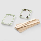 Elegant Eucalyptus and Starfish Wedding fan Handwaaier (Niet-gemonteerd)