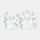 Elegant Eucalyptus Baby shower Greenery Foliage Bedankdoosjes (Uitgevouwen)