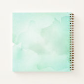 Elégant Eucalyptus Baby shower vert Livre d'or (Dos)