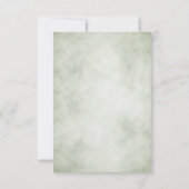 Elegant Eucalyptus Botanical RSVP Card (Dos)
