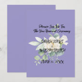 Élégant eucalyptus botanique Carte de remerciement (Devant / Derrière)