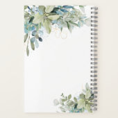 Elegant Eucalyptus Botanische Greenery Recipe Notitieboek (Achterkant)