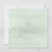 Elégant Eucalyptus Christening Invitation (Dos)