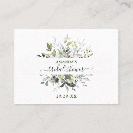 Elégant Eucalyptus Devinez Combien De Carte De Jeu (Dos)