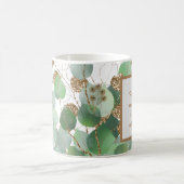 Elégant Eucalyptus Et Gold Retirement Café Mug (Centre)