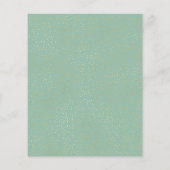 Elégant Eucalyptus Feuilles Baby Name Race jeu (Dos)