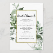 Elegant Eucalyptus Floral Bridal Menu (Voorkant)