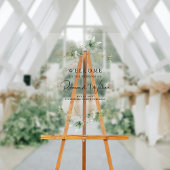 Elégant Eucalyptus Foliage Mariage Bienvenue