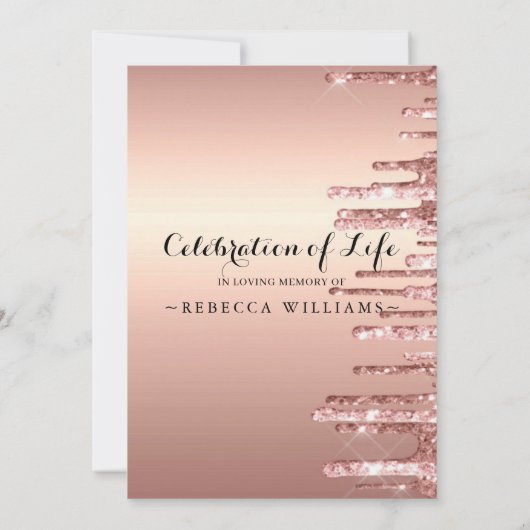 Elegant Eucalyptus Foliage Viering van het leven Kaart (Achterkant)