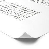 Elegant Eucalyptus Garden Wedding Seding Chart Poster (Hoek)