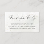 Elegant Eucalyptus Greenery Baby Book Request Informatiekaartje (Voorkant)