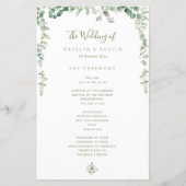 Elegant eucalyptus greenery bruiloft (Voorkant)