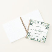 Elegant Eucalyptus Greenery Guest Book Notitieboek (Binnen)