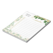 Elegant Eucalyptus Greenery heeft alles in het wer Notitieblok (Gedraaid)